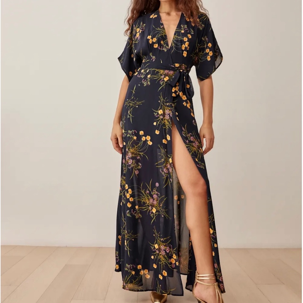 Reformation Winslow Dress Mademoiselle - Size L (like new condition)